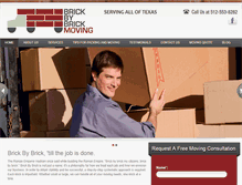 Tablet Screenshot of brickbybrickmoving.com